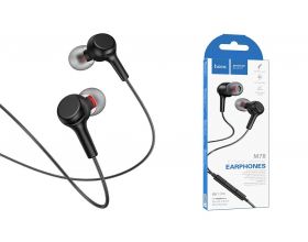 Наушники вакуумные проводные HOCO M78 EL Placer universal earphones (черный)