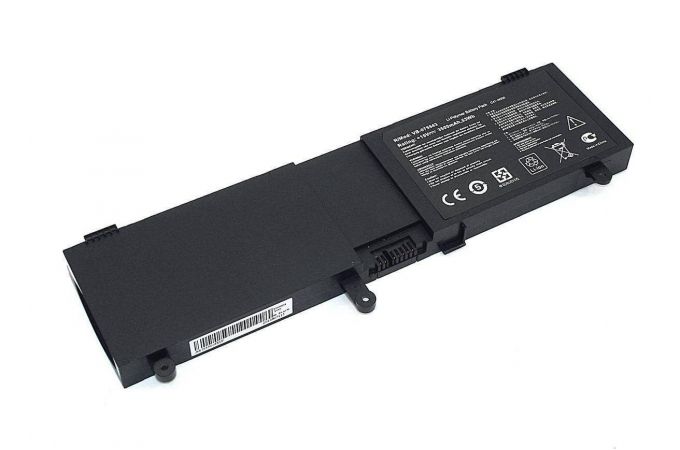 Аккумуляторная батарея N550-4S1P для ноутбука Asus N550J 15V 3500mAh черная