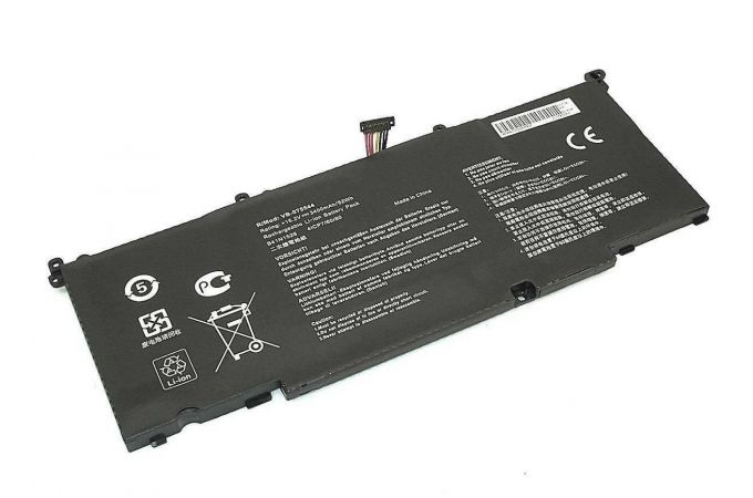 Аккумуляторная батарея B41N1526-4S1P для ноутбука Asus S5V 15.2V 3400mAh черная