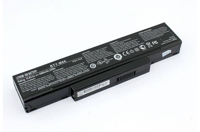 Аккумуляторная батарея для ноутбука Clevo M740 (M740BAT-6) 11.1V 4400mAh/48.84Wh