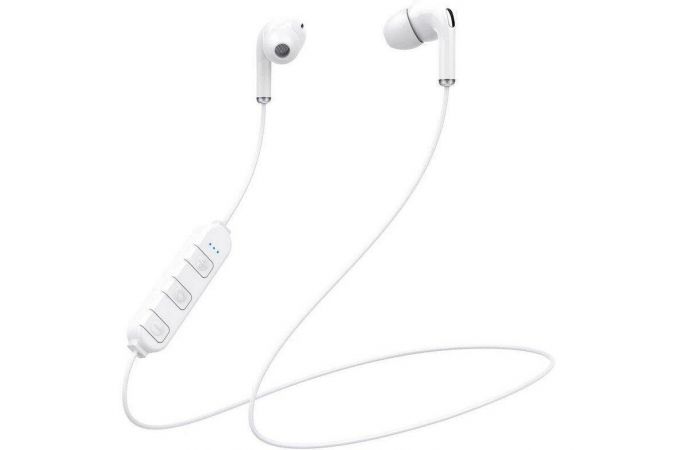 Наушники вакуумные беспроводные QUB BTE-001 Bluetooth (белый)