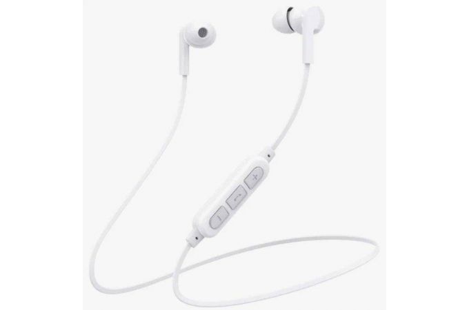 Наушники вакуумные беспроводные QUB BTE-002 Bluetooth (белый)