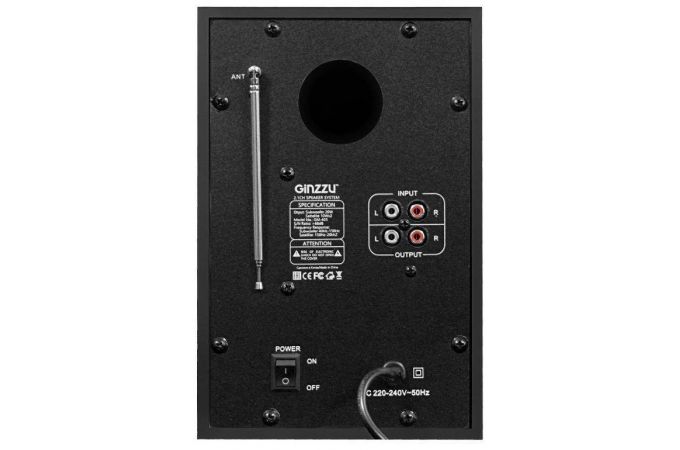 Акустическая система 2.1 Ginzzu GM-405 (черный)