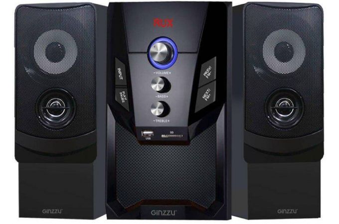 Акустическая система 2.1 Ginzzu GM-415 (черный)