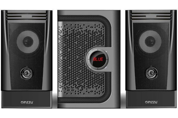Акустическая система 2.1 Ginzzu GM-417 (черный)