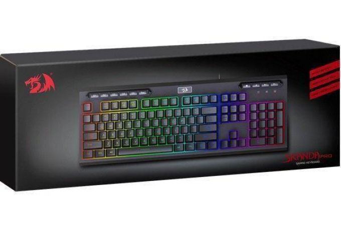 Клавиатура игровая проводная Redragon Skanda Pro RU (черный)
