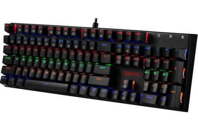 Клавиатура игровая механическая проводная Redragon Rudra RU (черный)