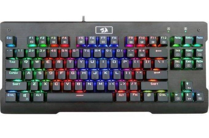 Клавиатура игровая механическая проводная Redragon Visnu RU (черный)