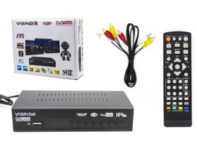 ТВ ресивер DVB-T2/C T8000 YASIN DVB (Wi-Fi) (Вариант 3 робот)