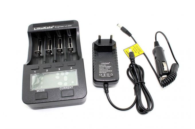 Зарядное устройство LiitoKala Lii-500 + CAR charger 12V