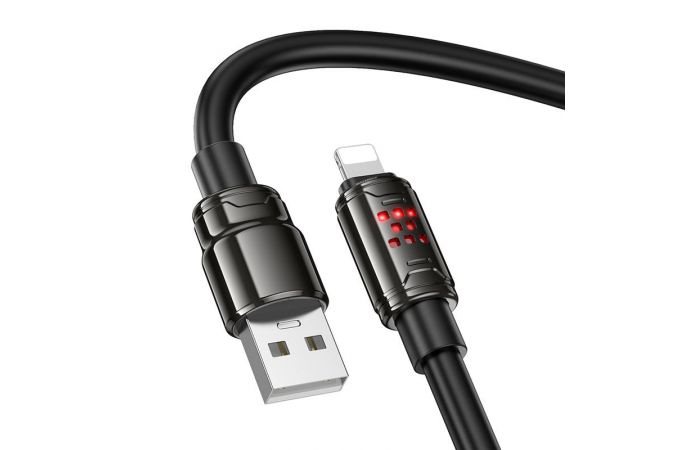 Кабель USB - Lightning HOCO U143 Joy (черный)