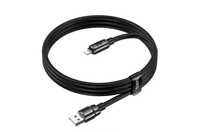 Кабель USB - Lightning HOCO U143 Joy (черный)