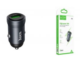 Автомобильное зарядное устройство АЗУ USB HOCO Z62 Energy QC3.0 (серый)