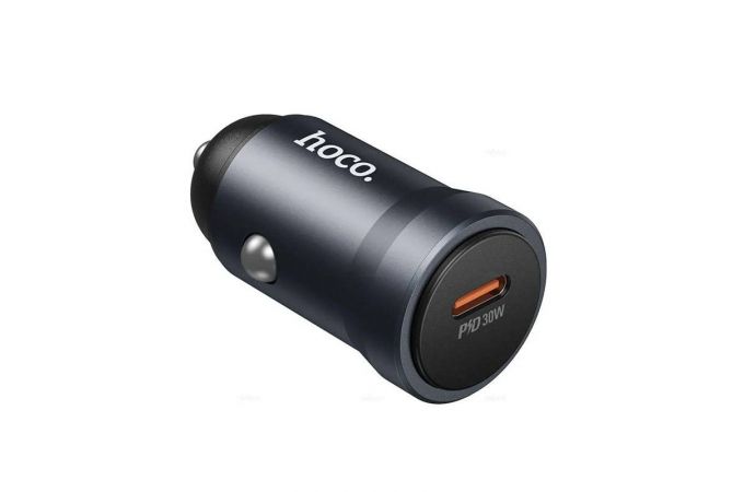 Автомобильное зарядное устройство АЗУ USB HOCO Z62A Energy PD30W (металлик)