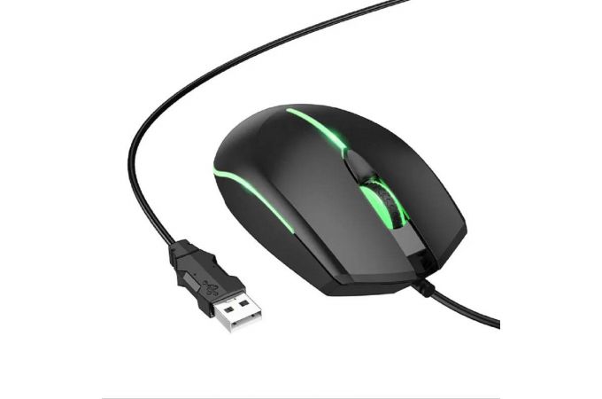 Мышь проводная HOCO GM37 Wonderful (белый)