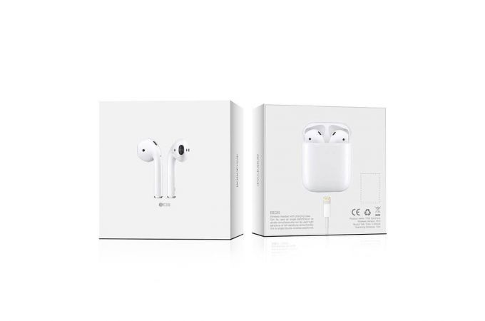 Наушники вакуумные беспроводные BOROFONE BE28 Plus FreeRun Sports Wireless Earphone Bluetooth (белый)