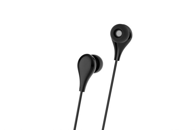 Наушники вакуумные проводные BOROFONE BM24 Milo universal earphones (черный)