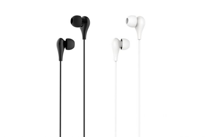 Наушники вакуумные проводные BOROFONE BM24 Milo universal earphones (черный)