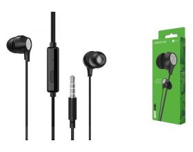 Наушники вакуумные проводные BOROFONE BM28 Tender sound universal earphones (черный)