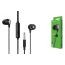 Наушники вакуумные проводные BOROFONE BM28 Tender sound universal earphones (черный)