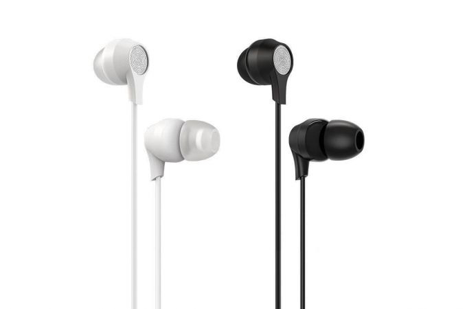 Наушники вакуумные проводные BOROFONE BM28 Tender sound universal earphones (белый)