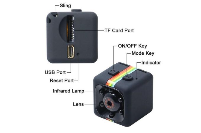 Экшн камера мини Орбита OT-VNG05 (1080P)