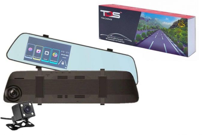 Автовидеорегистратор зеркало TDS TS-CAR43