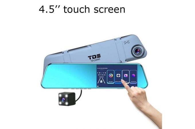 Автовидеорегистратор зеркало TDS TS-CAR45