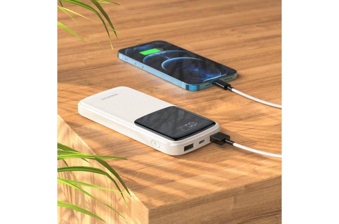Универсальный дополнительный аккумулятор Power Bank BOROFONE BJ17A Mike digital (20000 mAh) (белый)