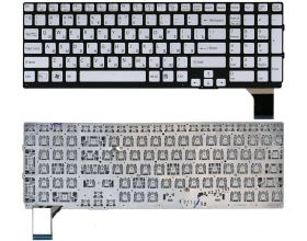 Клавиатура для ноутбука Sony Vaio VPC-SE VPCSE серебристая