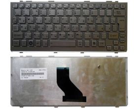 Клавиатура для ноутбука Toshiba mini NB200 NB300 NB305 серебристая