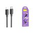 Кабель USB Type-C - Lightning HOCO X96 PD20W (черный) 1м