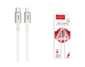 Кабель USB Type-C - Lightning HOCO X66 PD20W (белый) 1м