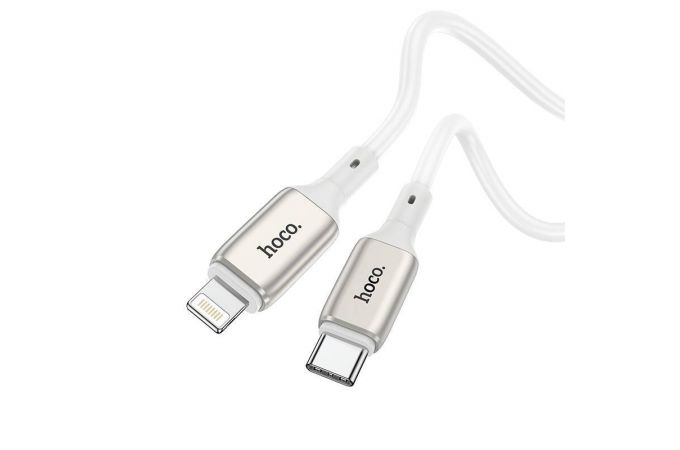 Кабель USB Type-C - Lightning HOCO X66 PD20W (белый) 1м