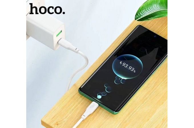 Кабель USB Type-C - USB Type-C HOCO X93 PD100W (белый) 2м