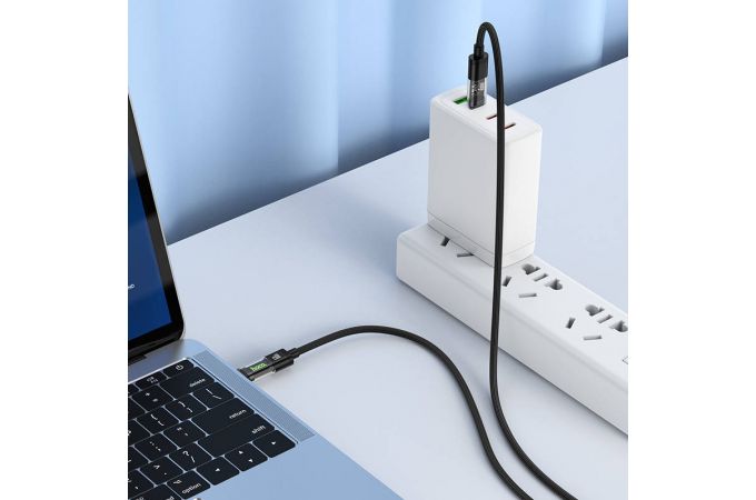 Кабель USB Type-C - USB Type-C HOCO U116 60W (черный) 1м