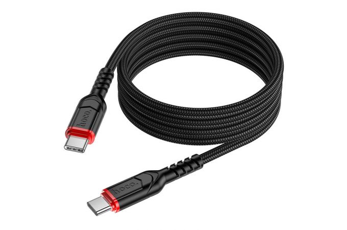 Кабель USB Type-C - USB Type-C HOCO X59 PD60W (черный) 1м