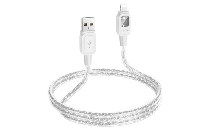 Кабель USB - Lightning HOCO U124 , 2,4A (черный) 1,2м