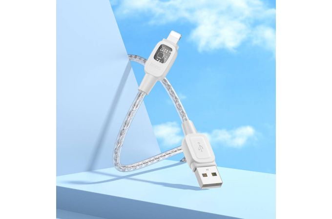 Кабель USB - Lightning HOCO U124 , 2,4A (черный) 1,2м