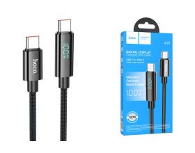 Кабель USB Type-C - USB Type-C HOCO U125 100W (черный) 1м