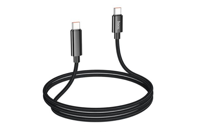 Кабель USB Type-C - USB Type-C HOCO U125 100W (черный) 1м