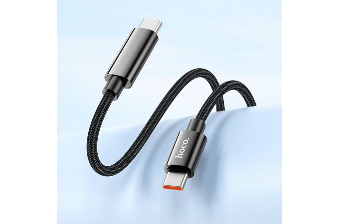 Кабель USB Type-C - USB Type-C HOCO U125 100W (черный) 1м