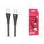 Кабель USB Type-C - USB Type-C BOROFONE BX100, PD60W (черный) 1м