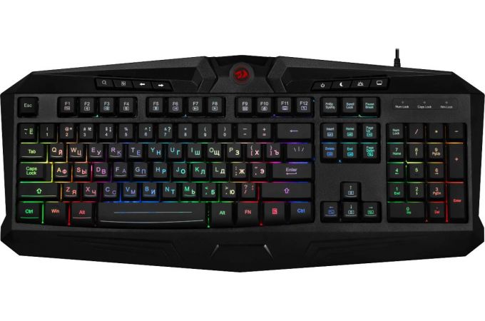 Клавиатура игровая беспроводная Redragon Harpe Wireless RU RGB / 2.4G / черная