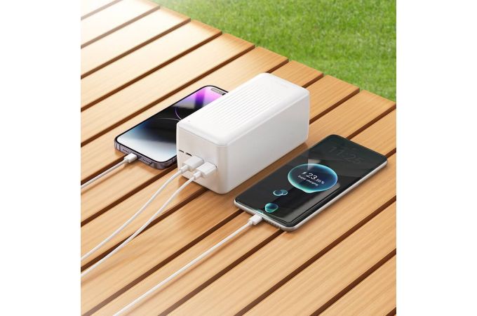 Универсальный дополнительный аккумулятор Power Bank BOROFONE BJ80C Clever 22.5W+PD20W (50000mAh) (белый)