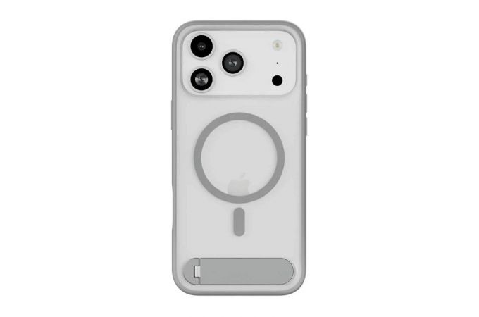 Чехол для iPhone 17 Pro Max uBear Stand 360 Mag  MagSafe (Серый)