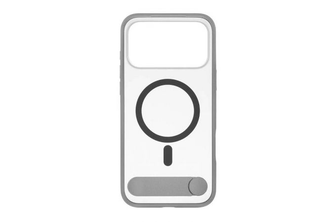 Чехол для iPhone 17 Pro Max uBear Stand 360 Mag  MagSafe (Серый)
