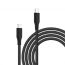 Кабель USB Type-C - Type-C uBear Life 100W, 5А, 2м (Черный)