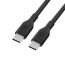 Кабель USB Type-C - Type-C uBear Life 100W, 5А, 2м (Черный)