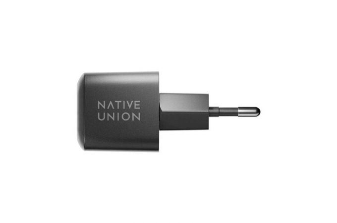 Сетевое зарядное устройство Native Union FAST GAN CHARGER 30W с кабелем USB-C/USB-C (Черный)